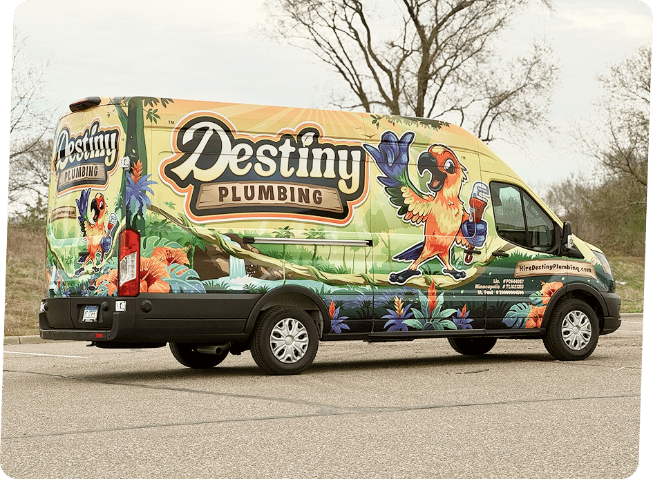 destiny plumbing van